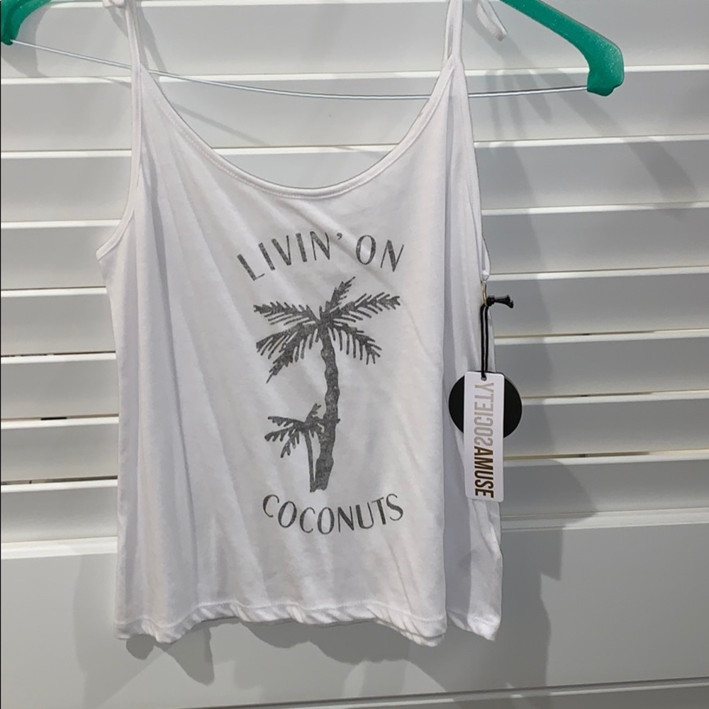 White tank top